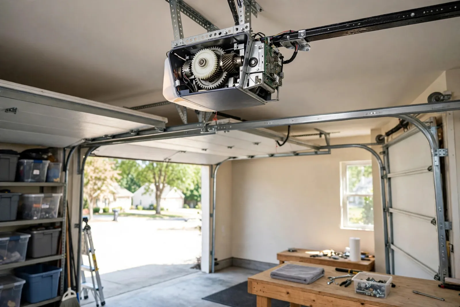 Garage Door Opener Repair — Gear Assembly Rebuild in Sheffield by Waldorf Garage Door Repair