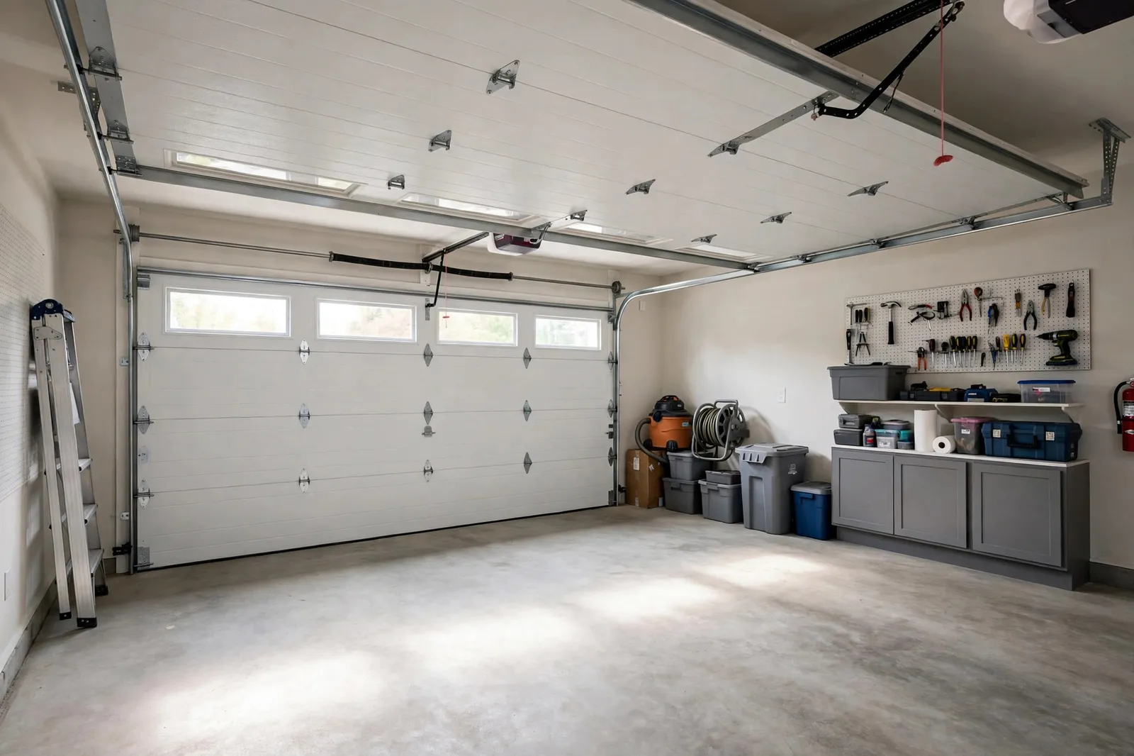 Garage Door Repair — Half-Stuck Door Repair in Sheffield by Waldorf Garage Door Repair