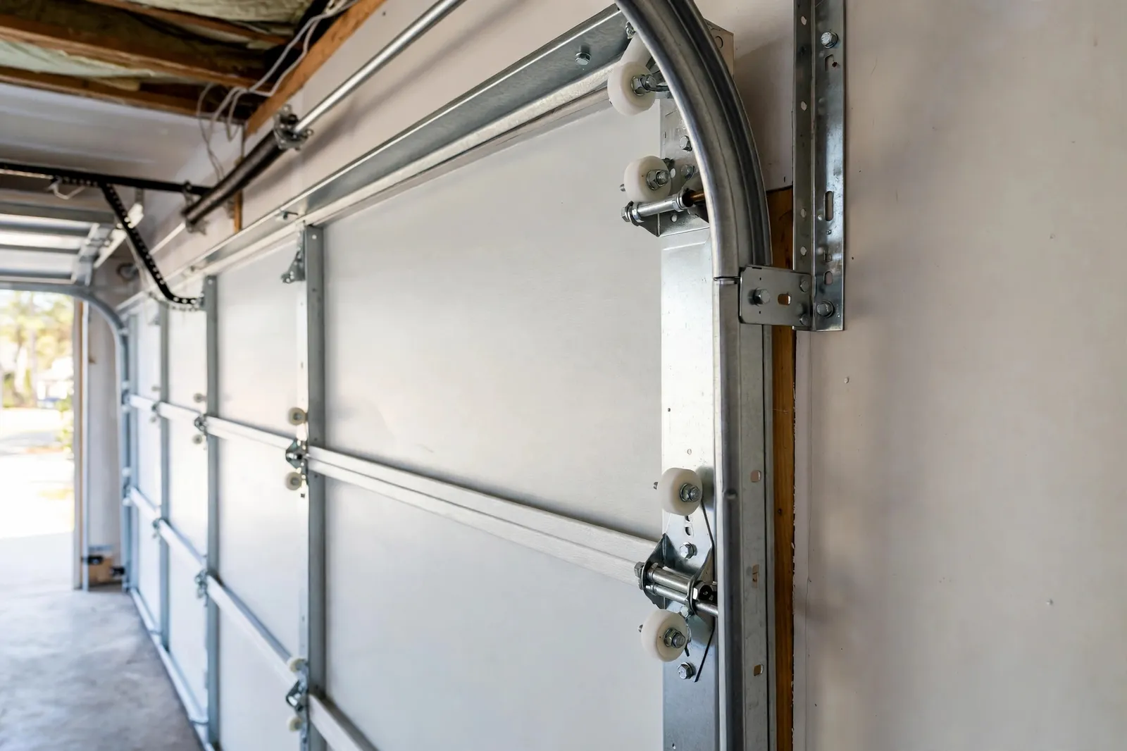 Garage Door Roller Replacement — Full Roller Set Replaced in Sheffield by Waldorf Garage Door Repair