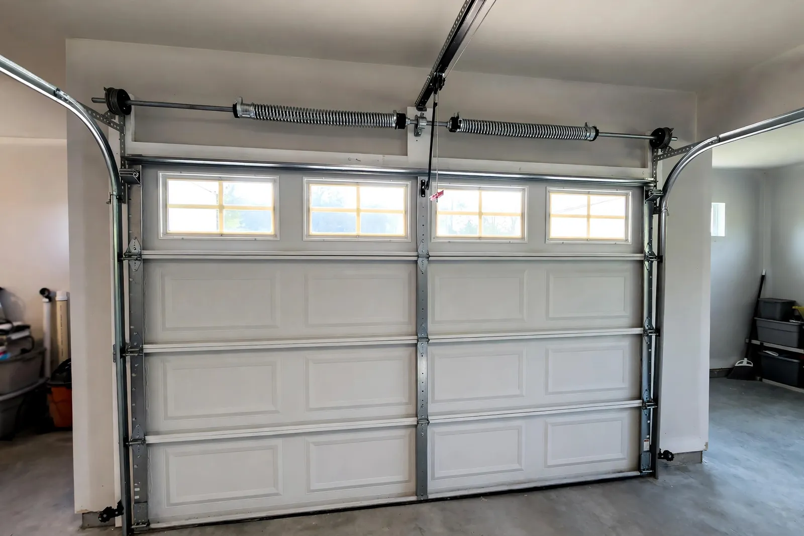 Garage Door Spring Replacement — Matched Torsion Spring Pair in Carrington by Waldorf Garage Door Repair