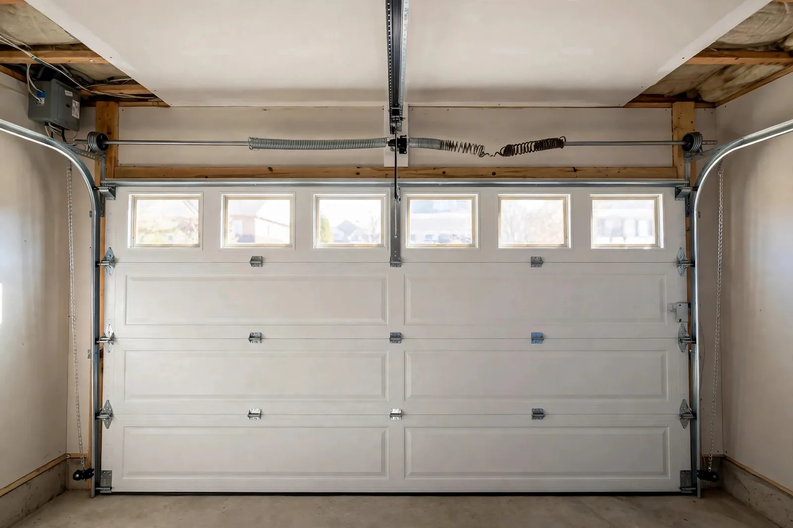 Before photo, Spring Replacement in Carrington, by Waldorf Garage Door Repair