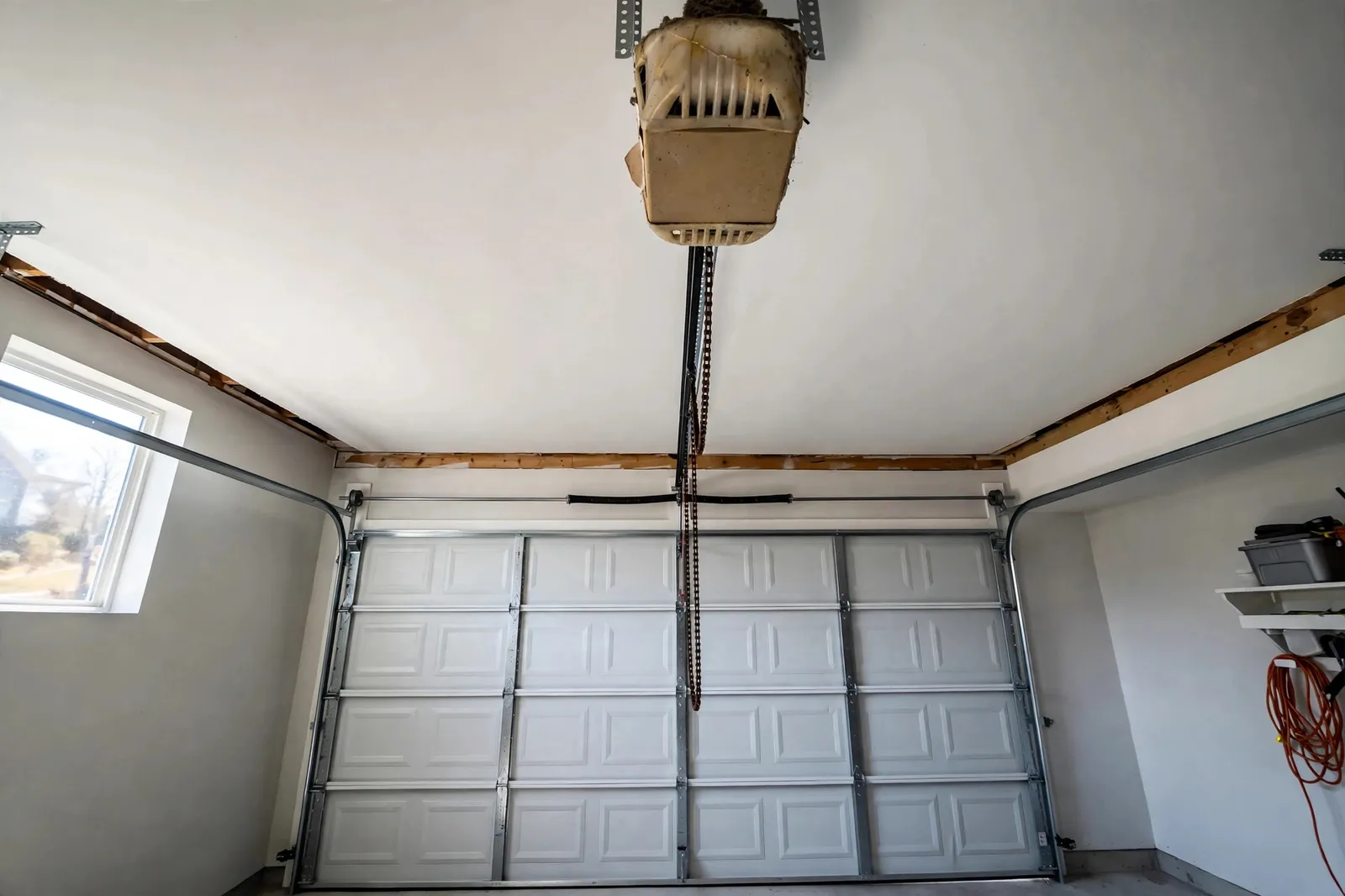 Before photo, Opener Installation in St. Charles, by Waldorf Garage Door Repair