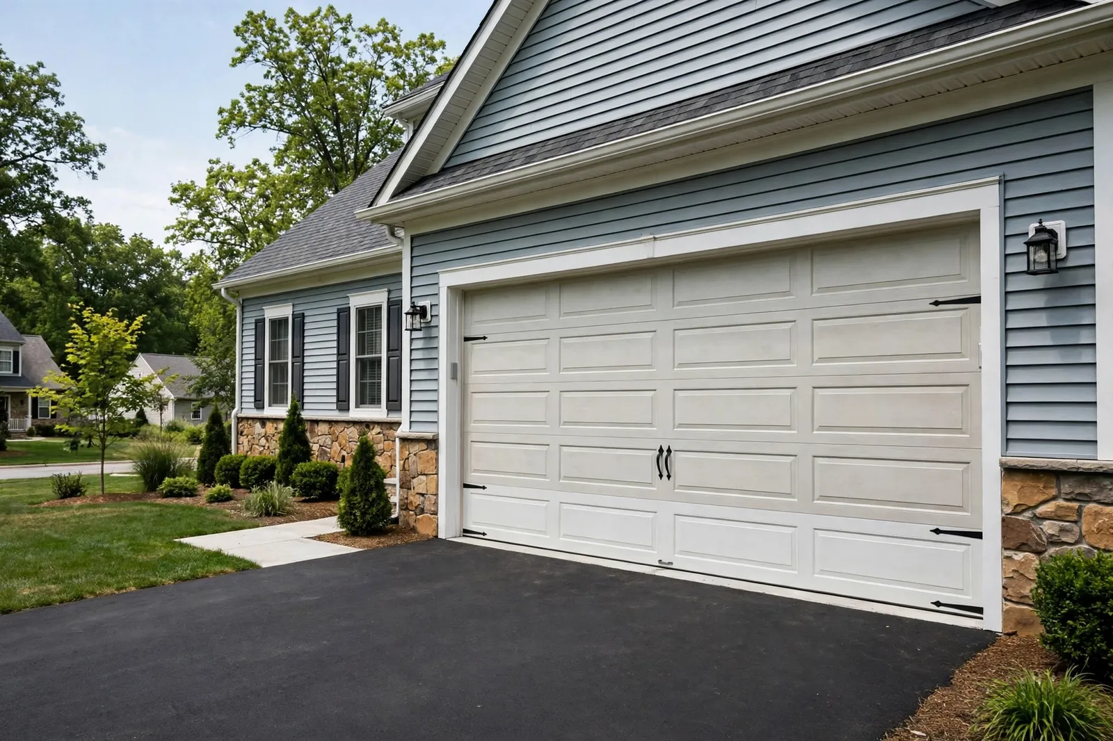 Panel and Section Replacement — Bottom Section Replaced in Smallwood Village by Waldorf Garage Door Repair